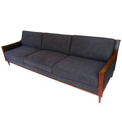 Reupholstered Mid-Century Scandinavian Sofa