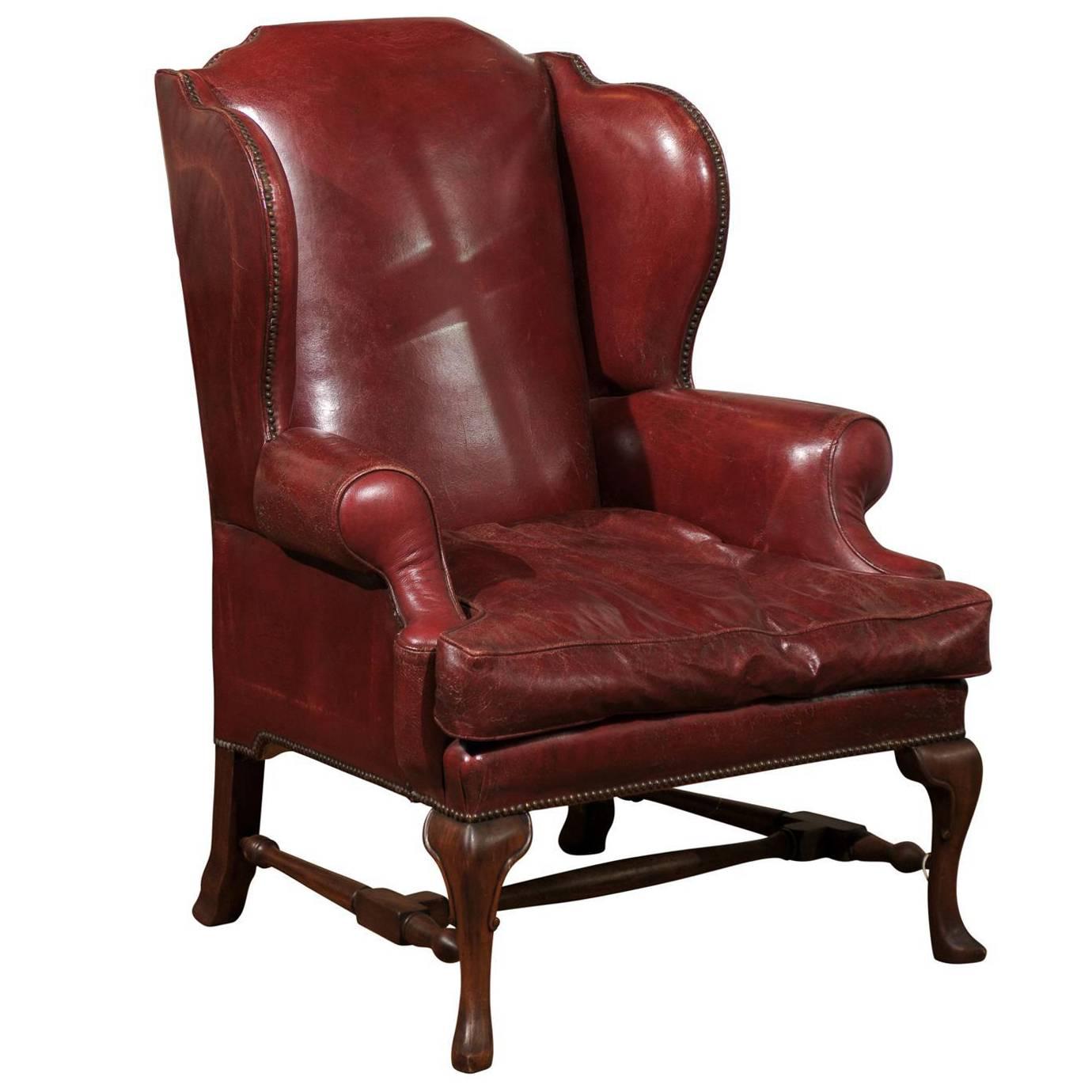 Late 19th Century English Wingback Chair