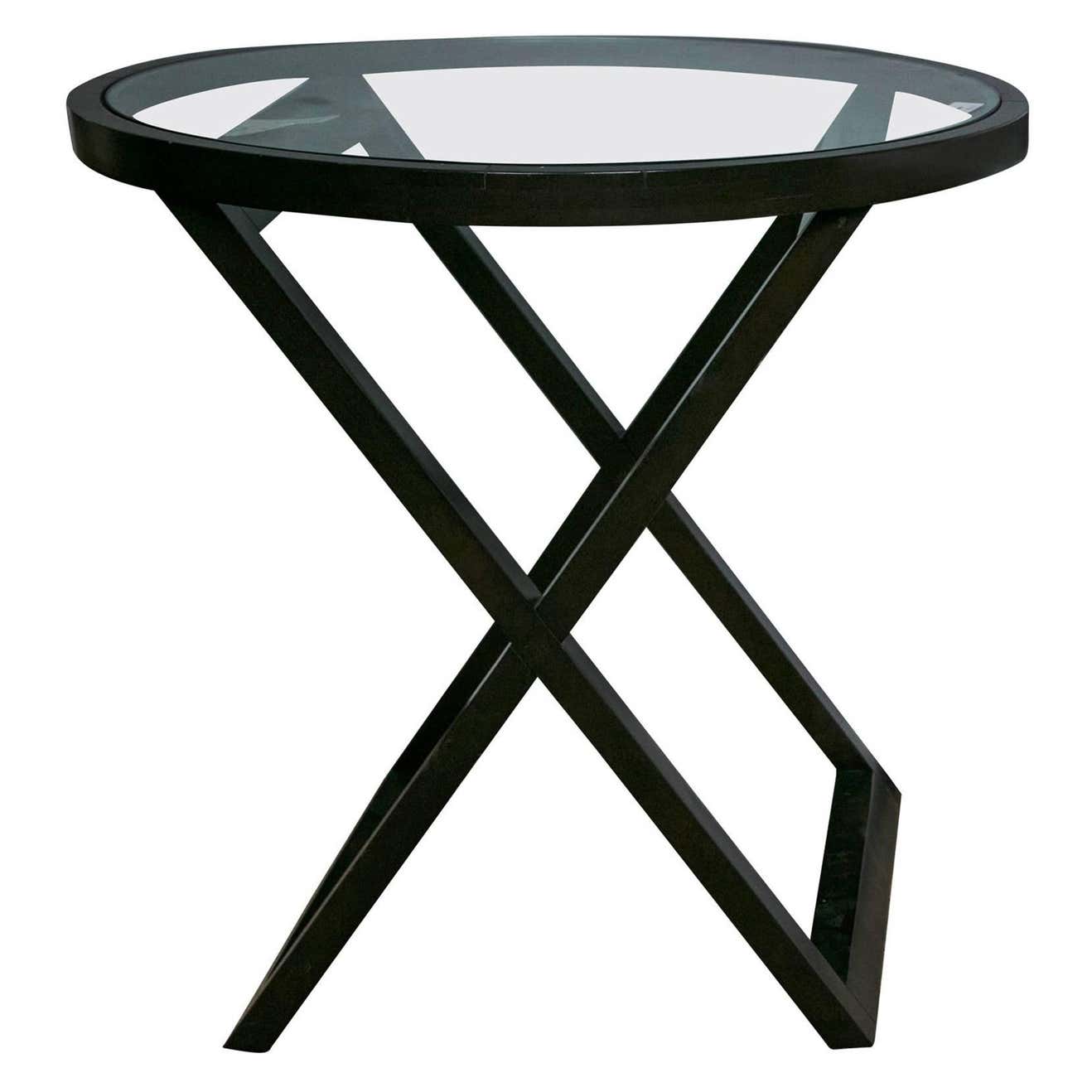 Black Ralph Lauren Mercer Street Lacquered Bistro Or Lamp Table With black-ralph-lauren-mercer-street-lacquered-bistro-or-lamp-table-with