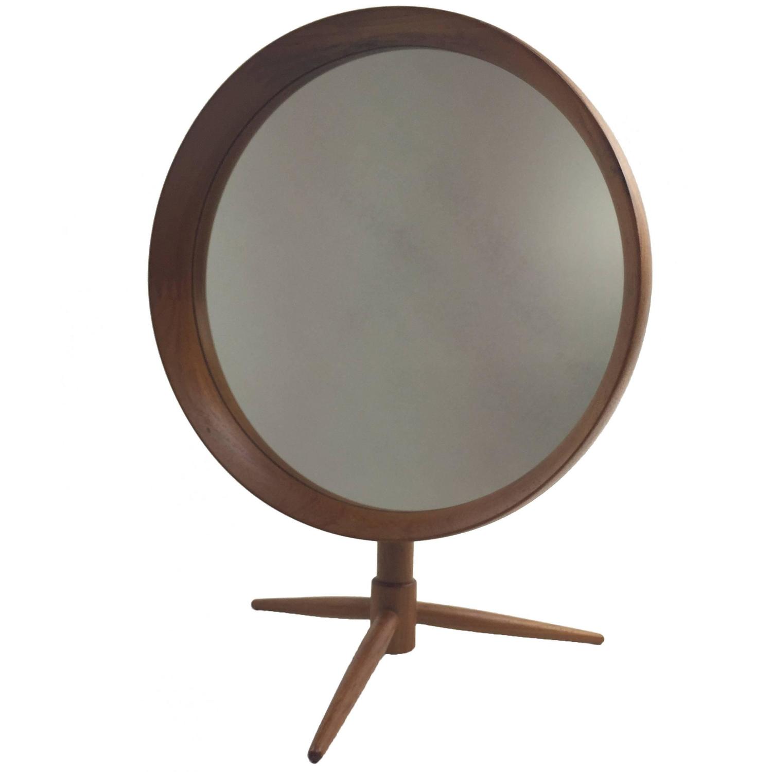 Danish Teak Table Mirror By Pedersen and Hansen at 1stdibs Danish Teak Table Mirror By Pedersen and Hansen at 1stdibs