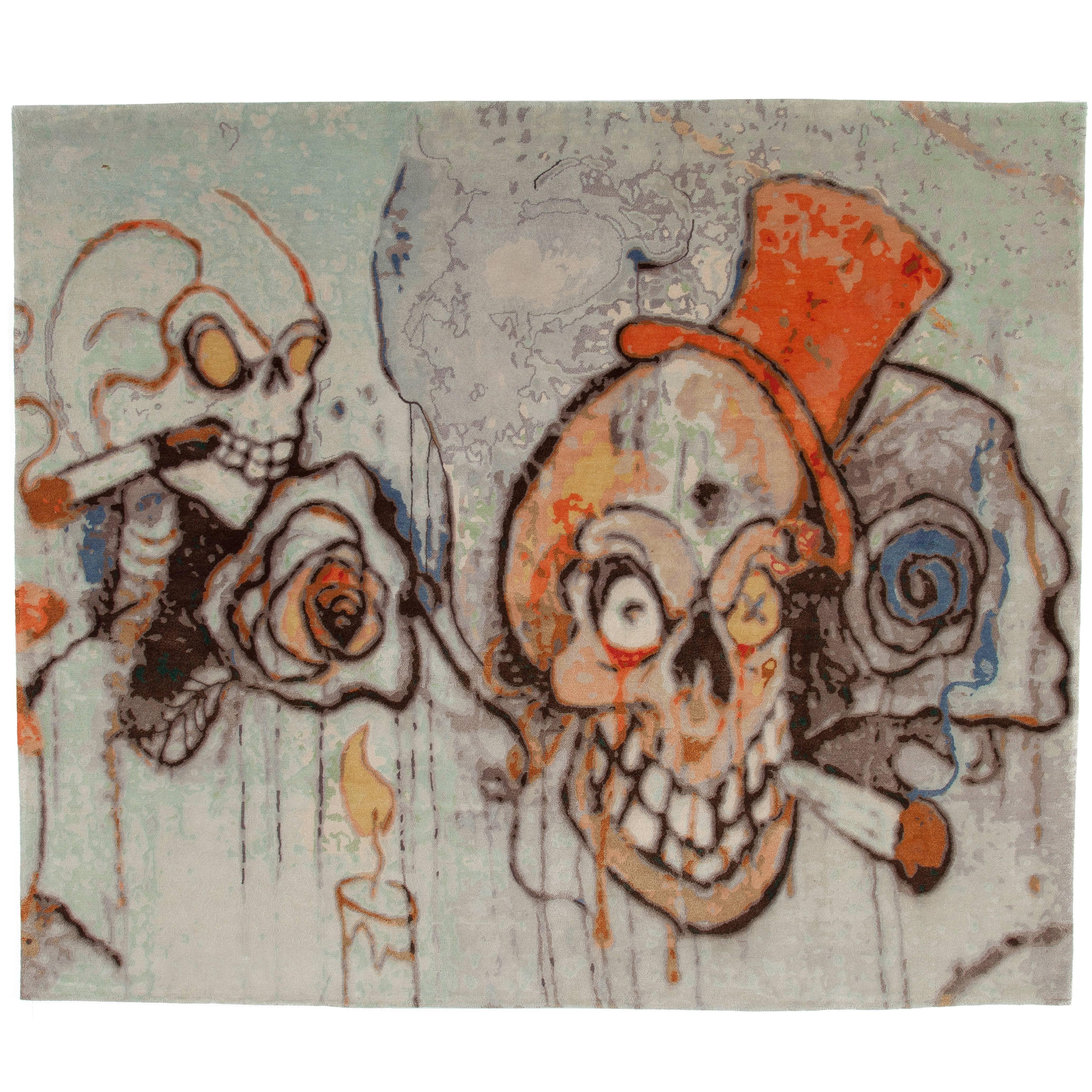 Clowns Graffiti from Unknown Artist, Carpet Collection by Jan Kath