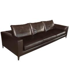 Minotti Anderson Leather Sofa