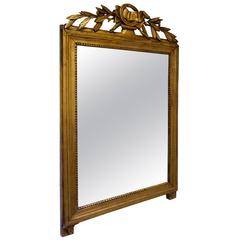 Antique French Regency Period Giltwood Mirror, France, circa 1820s