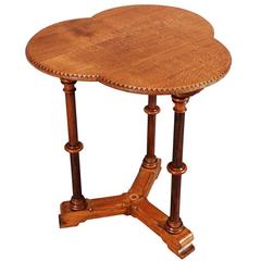 Trefoil-Top Occasional Table