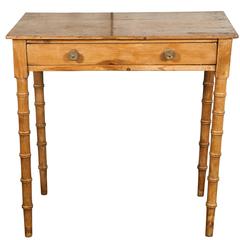 19th Century English Pine Writing Table