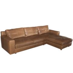 Poltrona Frau Massimosistema Leather Sofa