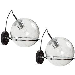 Pair of RAAK Bubble Glass Sconces
