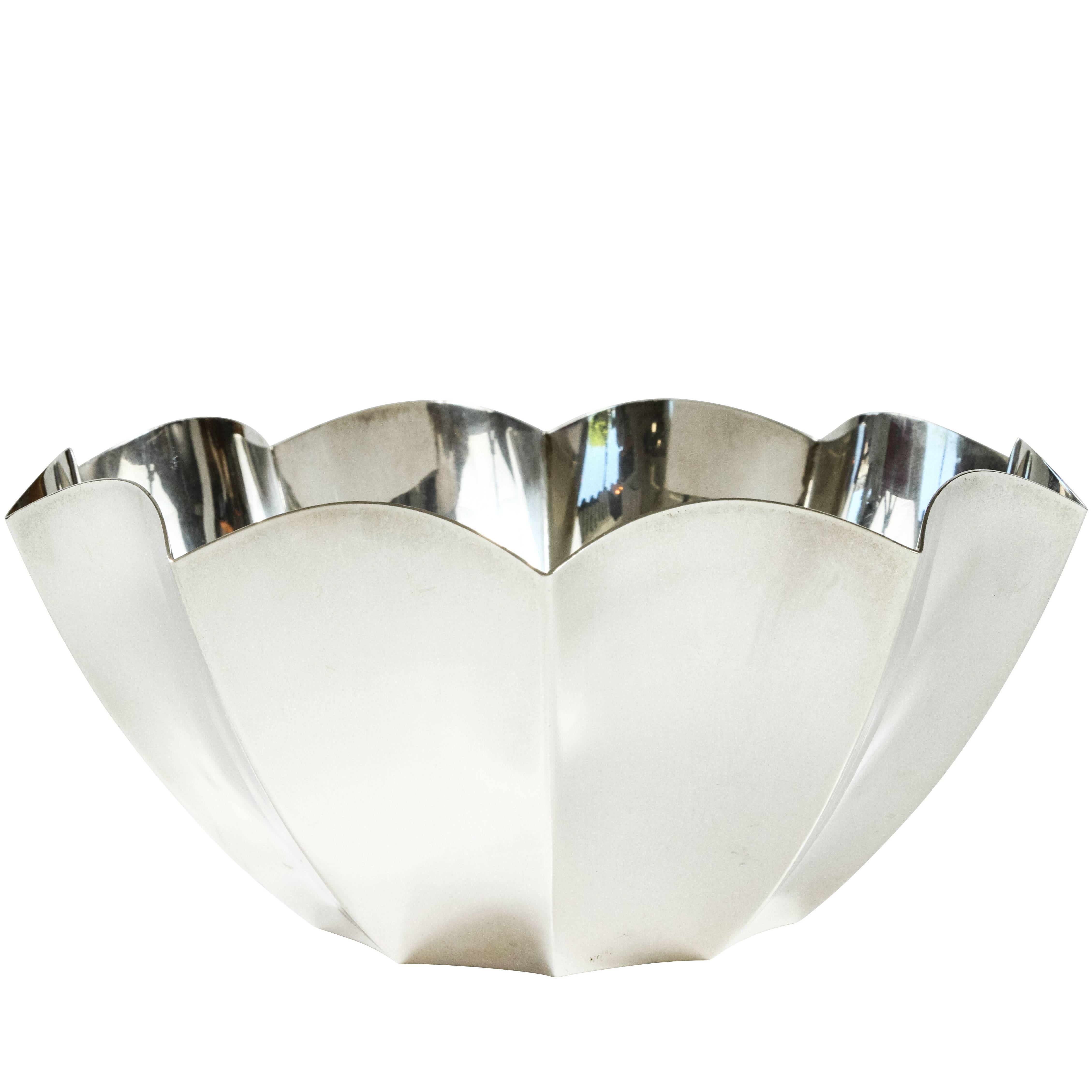 Sterling Silver Scalloped Bowl by Tiffany and Co.