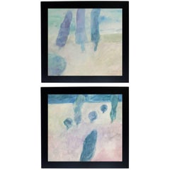 Selection of Abstract Landscape Watercolors by Jochen Michaelis