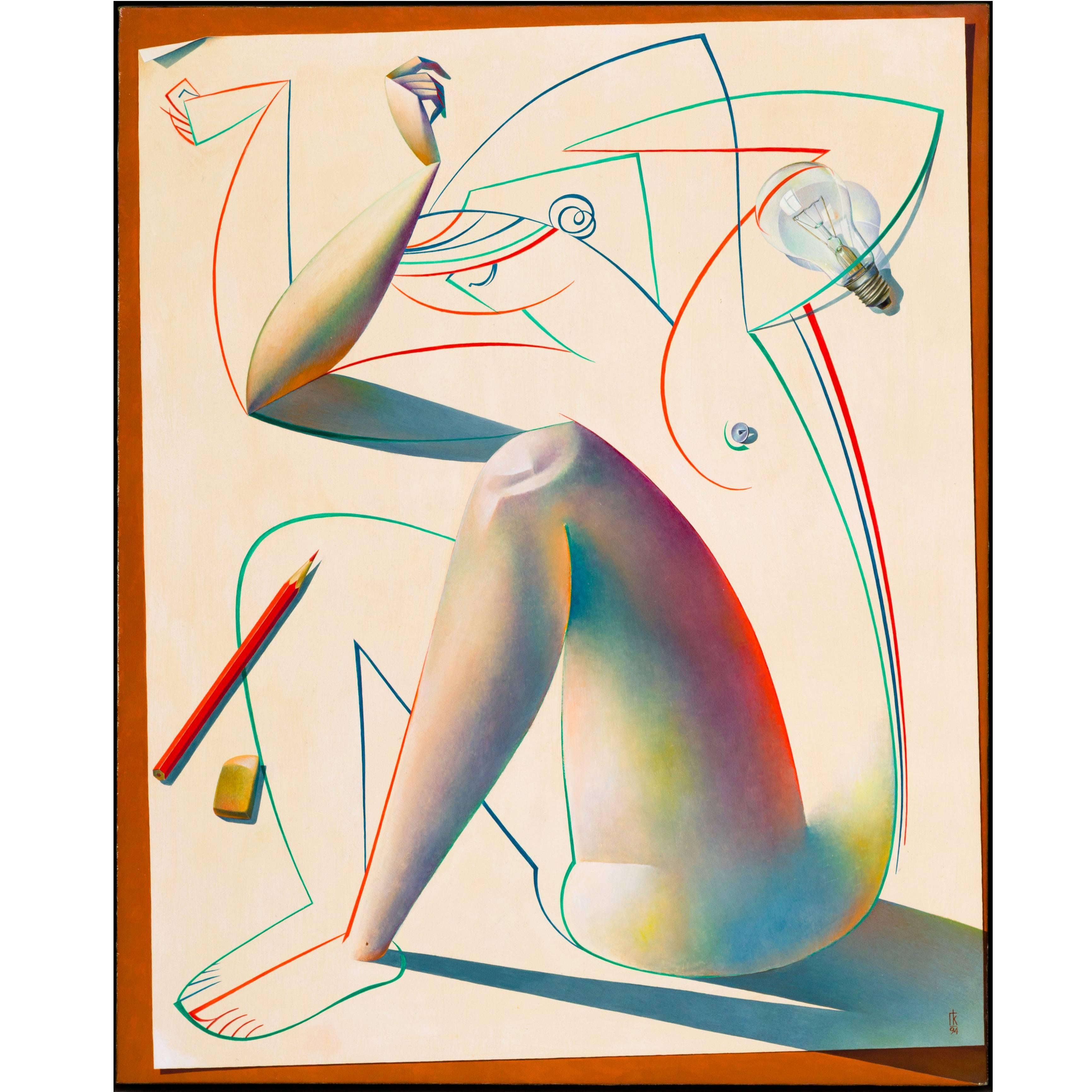 Originales Gemälde, Öl auf Leinwand, Gemälde von Georgy Kurasov