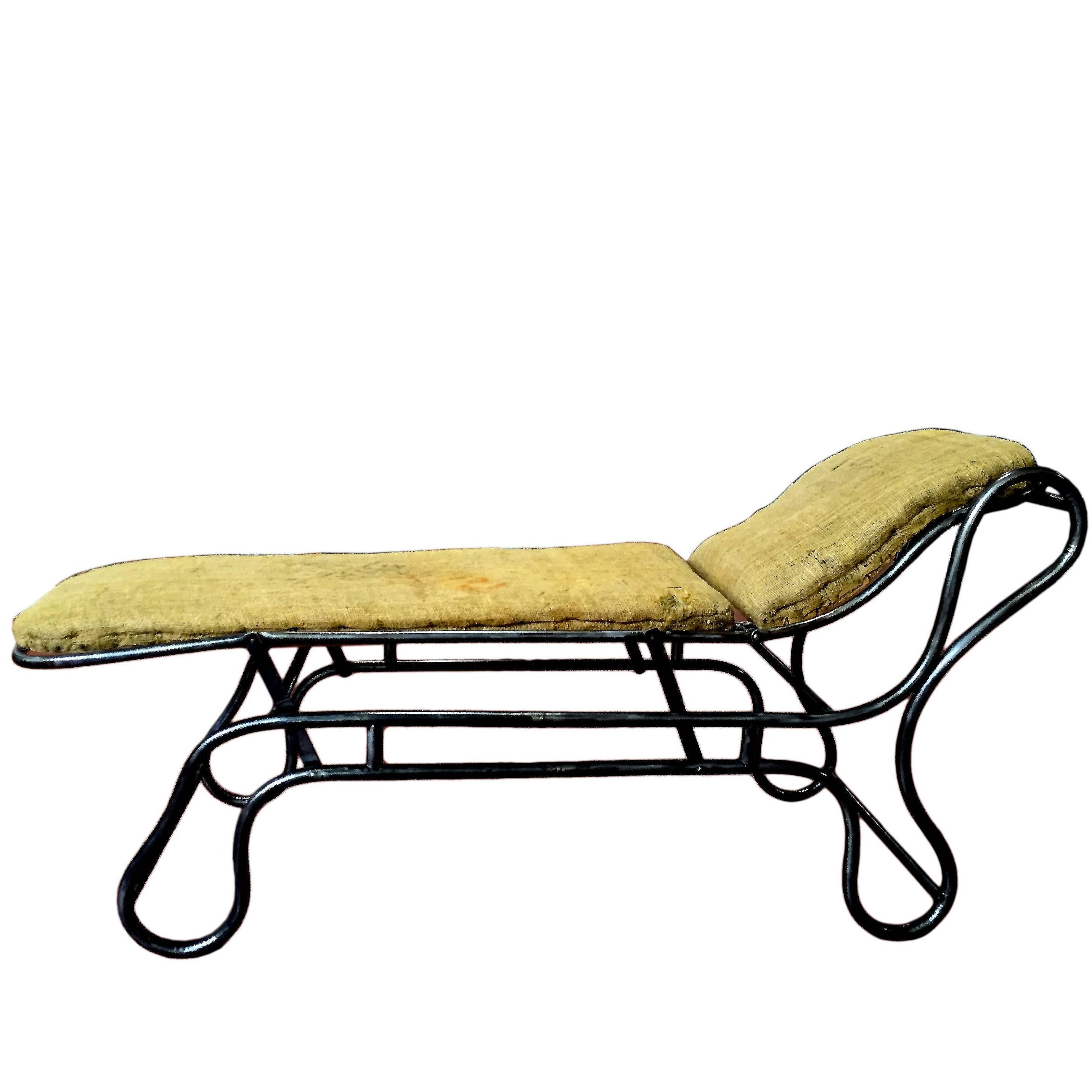 Adjustable Chaise Longue, France, circa 1900