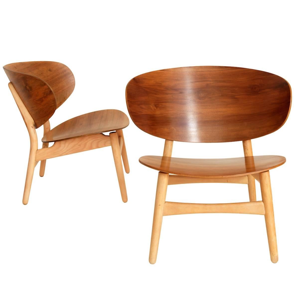 Pair of Shell Chairs, Model "FH 1936"