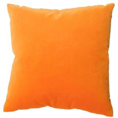 Orange Velvet Pillow