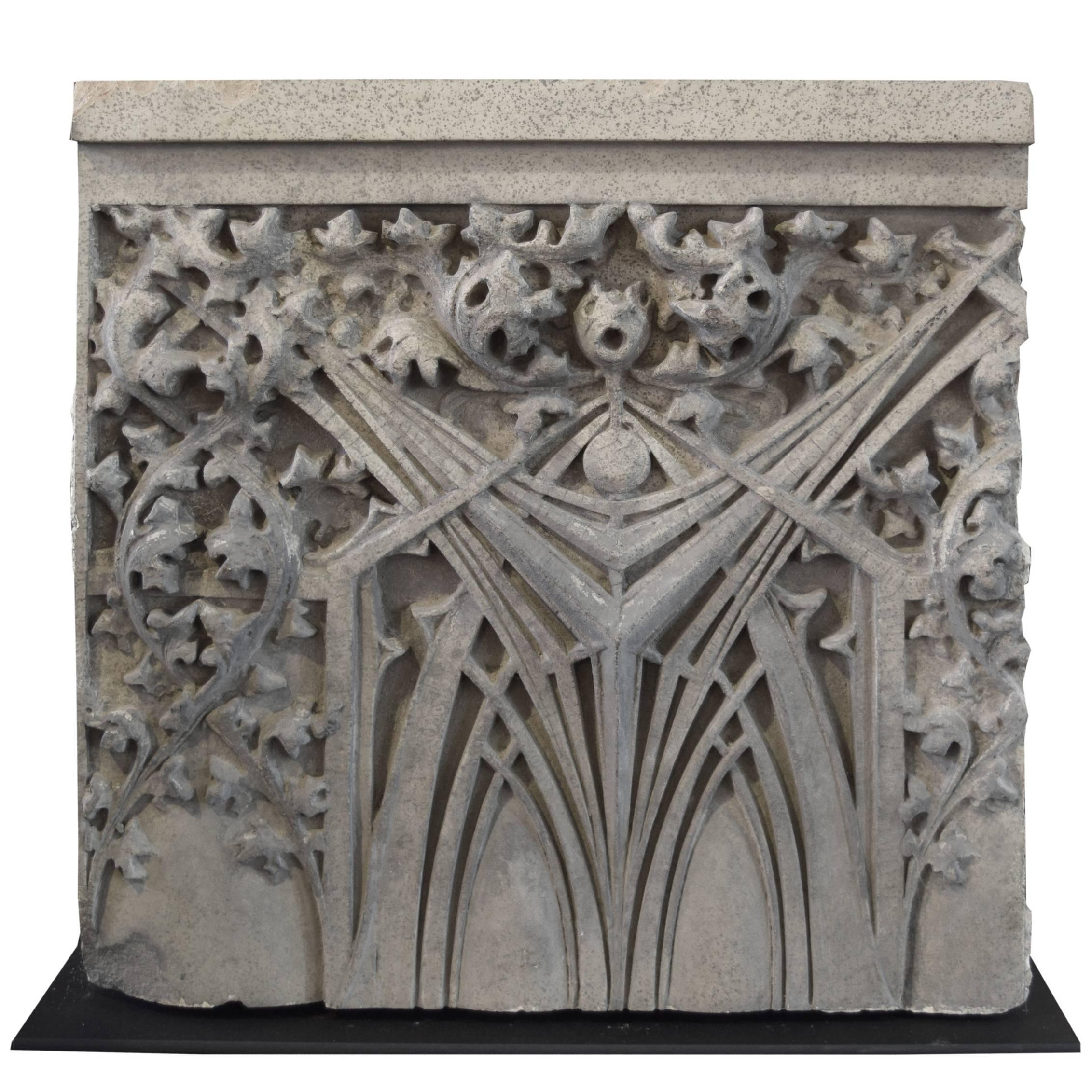 Facade Fragment from the Western Methodist Bookstore in Chicago