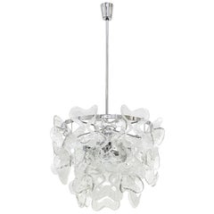 Large Kalmar "Catena" Murano Glass Chandelier, 1970s 6