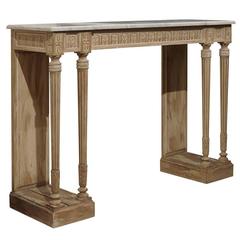 French Louis XVI Console with Marble Top 9