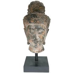 Buddha Head Sculpture