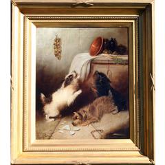 Painting of Dogs by George Armfield
