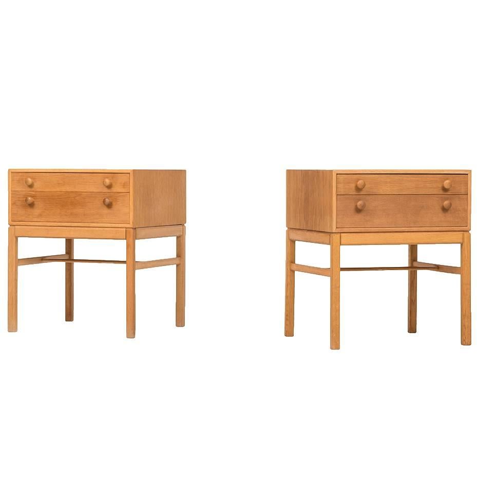 Sven Engström 
Gunnar Myrstrand Bedside Tables by Tingströms in Sweden