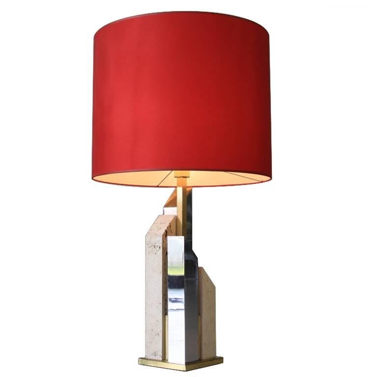 Table Lamp by Gaetano Sciolari, 1970s