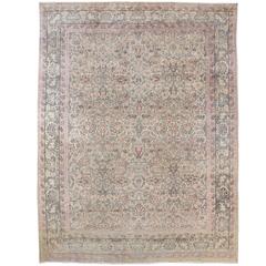Antique Persian Kirman Rug 4
