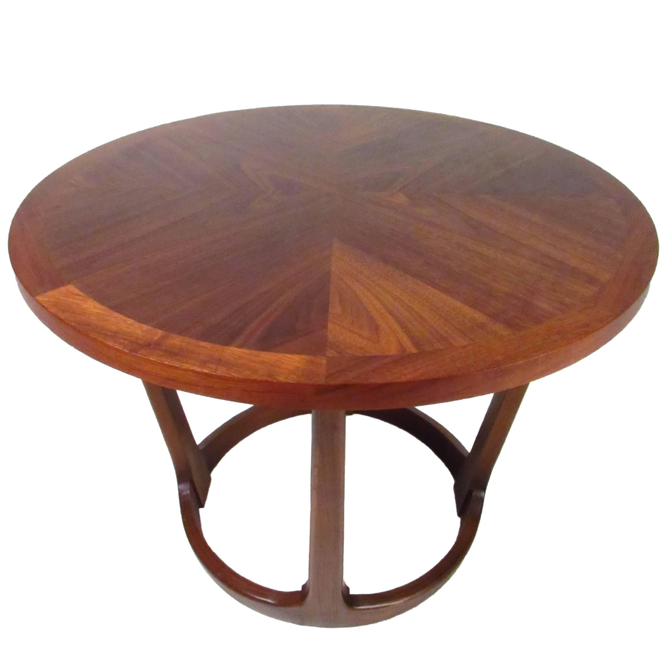 Mid-Century Modern American Walnut Side Table by Lane