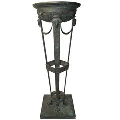 Wonderful Large Italian Neoclassical Bronze Athennienne Standing Centerpiece