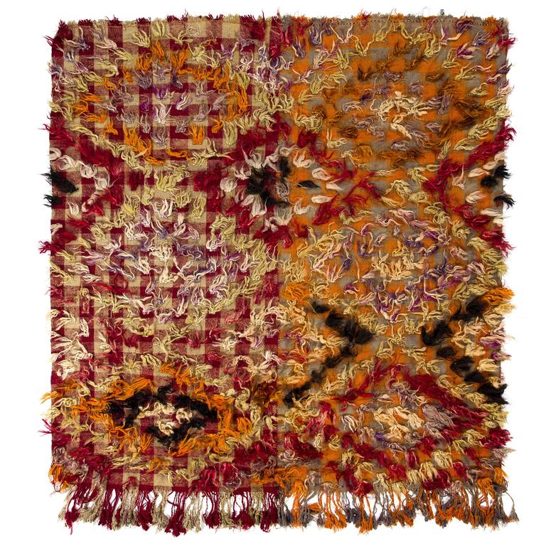 Happy and Hippie Vintage "Tulu" Rug For Sale at 1stdibs