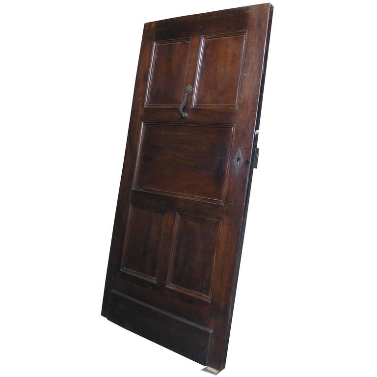 Antique Walnut Entry Door For Sale at 1stdibs
