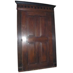 Antique Walnut Wall Cabinet 