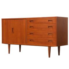 Danish Modern Teak Credenza by Poul Hundevad