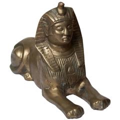 1960s Brass Sphinx Sculpture