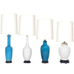 Selection of Asian Ceramic Lamps 7