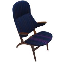 Mid century Danish High Back Lounge Chair