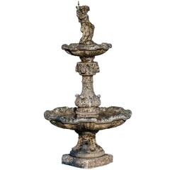 Centre Fountain, Garden Statuary, sandstone, Vincenca, 20th Century