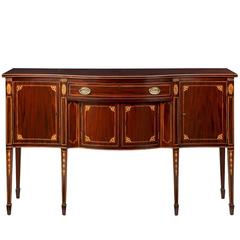 Potthast Brothers American Federal Style Inlaid Mahogany Sideboard