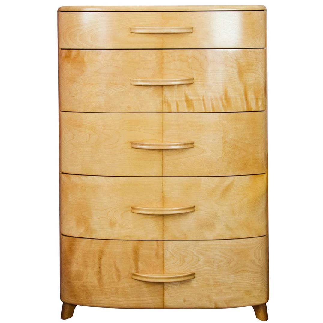 1940s Upright Chest of Drawers by Heywood Wakefield Co.