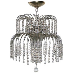 Nickel-Plated Fixture with Crystals