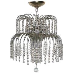 Nickel-Plated Fixture with Crystals 2