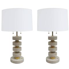 Pair of Modernist Table Lamps