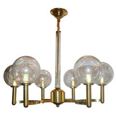 Chandelier with Glass Globes 11