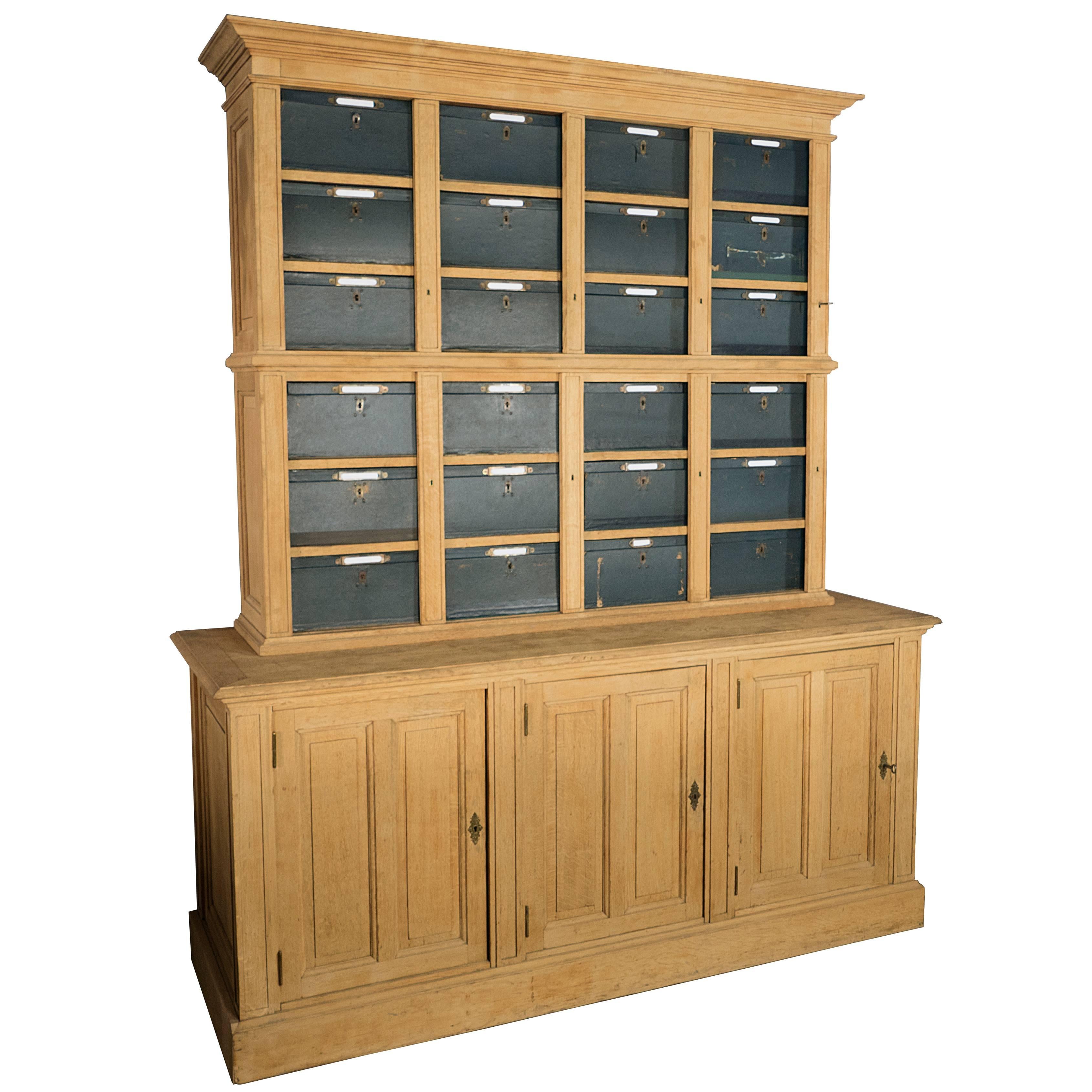 French Notary Cabinet For Sale