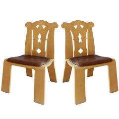 Pair of Robert Venturi Chippendale Chairs