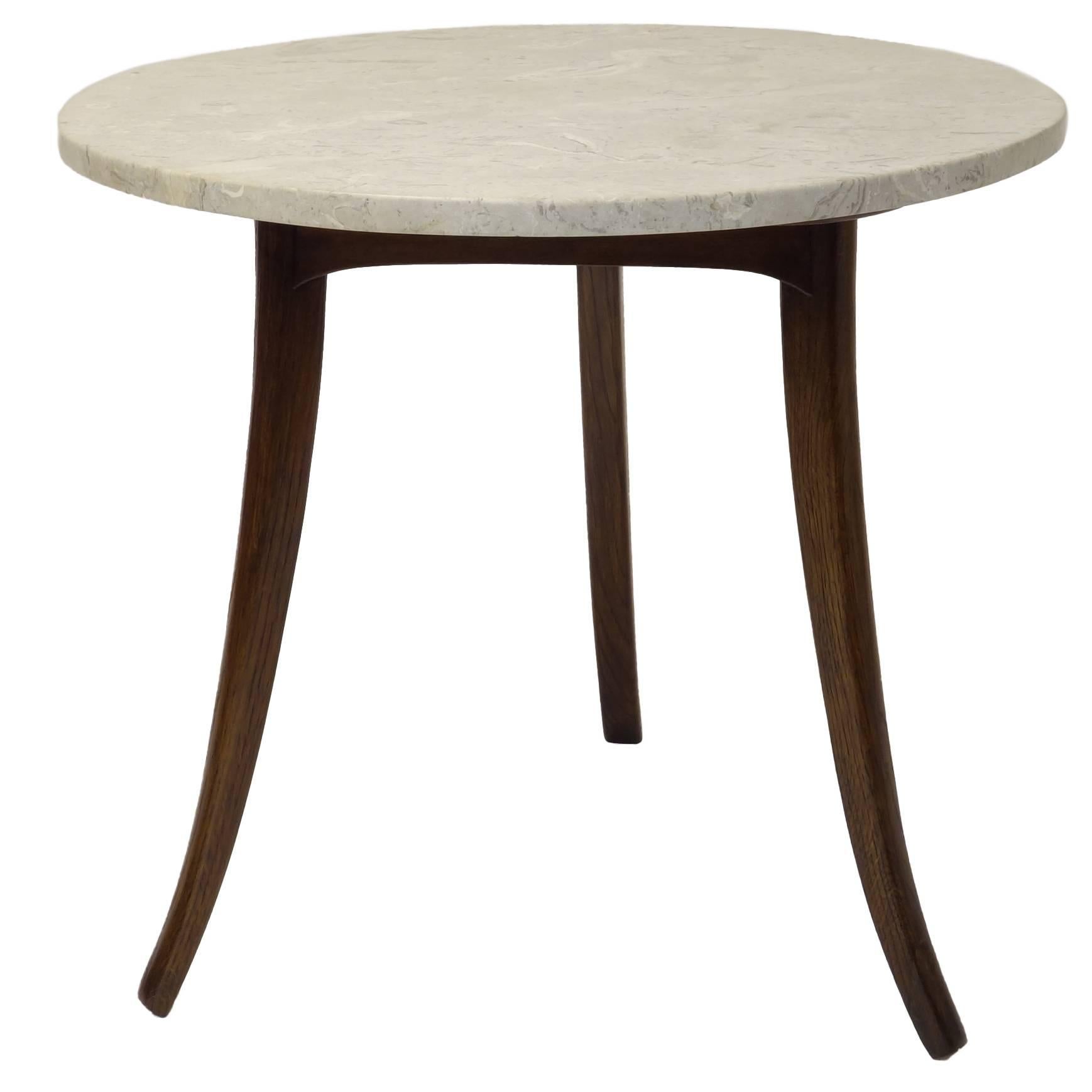Side Table Attributed to Josef Frank Svenskt Tenn Gueridon End Table Teapoy For Sale