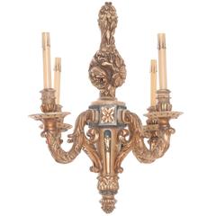 French Louis XVI Wooden Chandelier 8