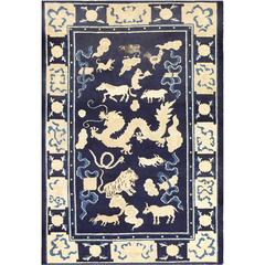 Antique Chinese Zodiac Rug