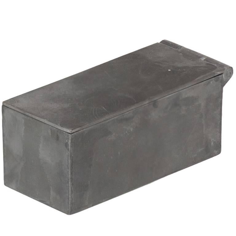 Small Iron Jewelry Box by P4H (Parts of Four Home) For Sale