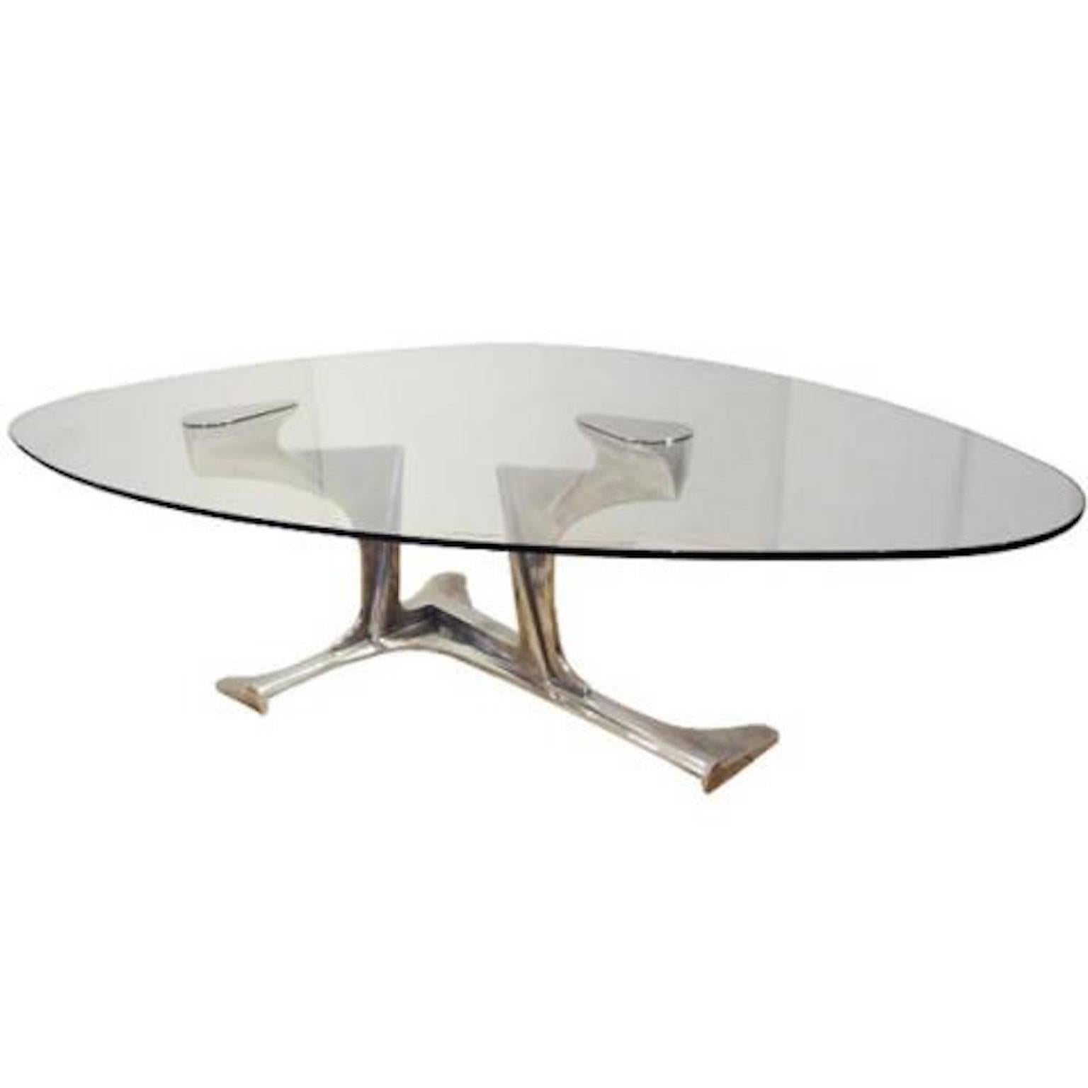 Gerard Mannoni, an Exceptional Signed and Numbered Dining Table For Sale