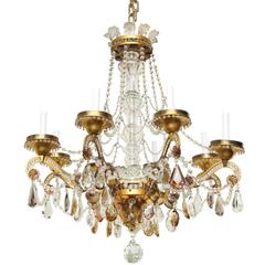 Eight-Light French Bagues Chandelier