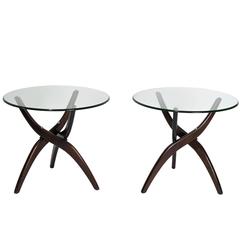 Pair of Sculptural Side Tables by Adrian Pearsall